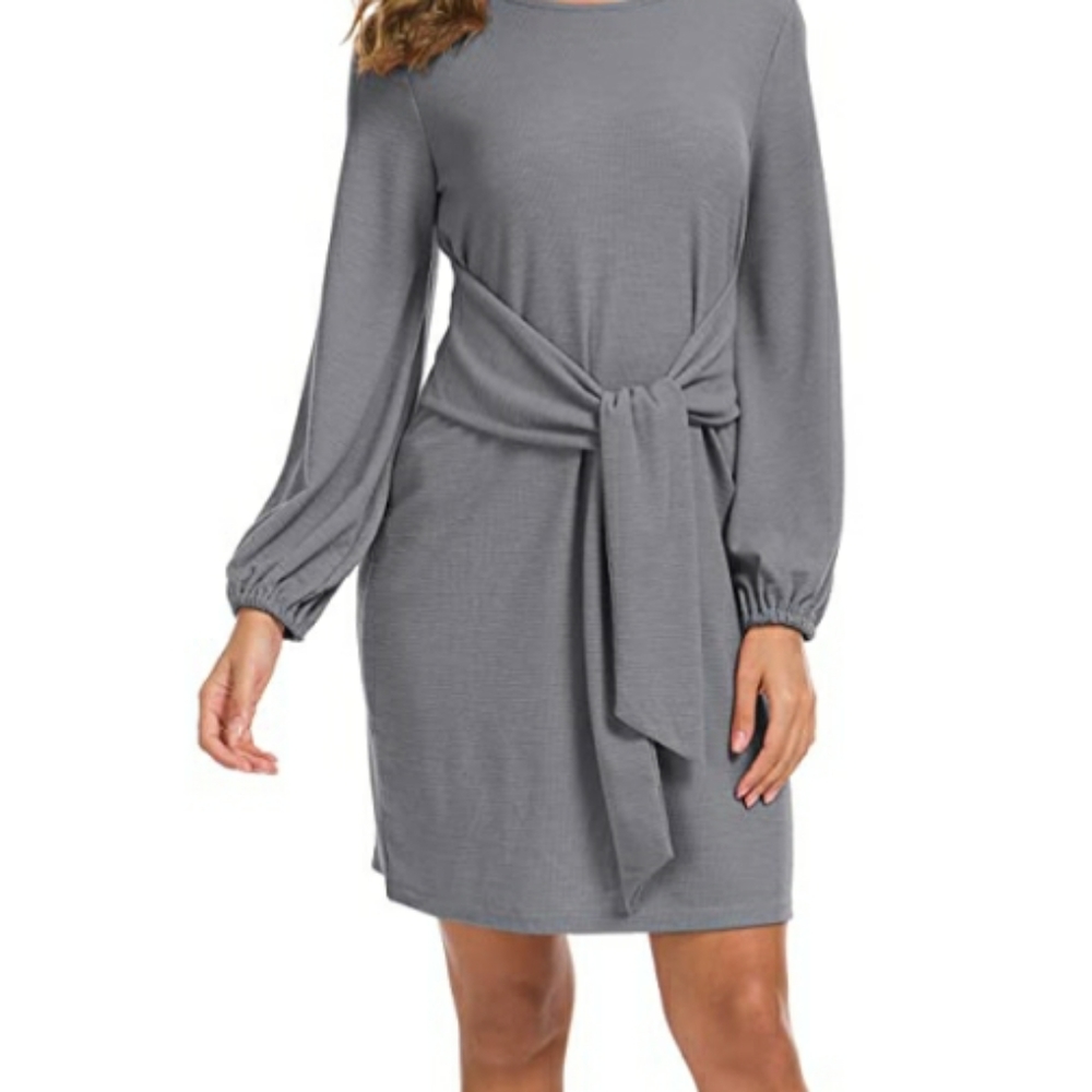 Lionstill Women's Elegant Long Sleeve Dress -XS